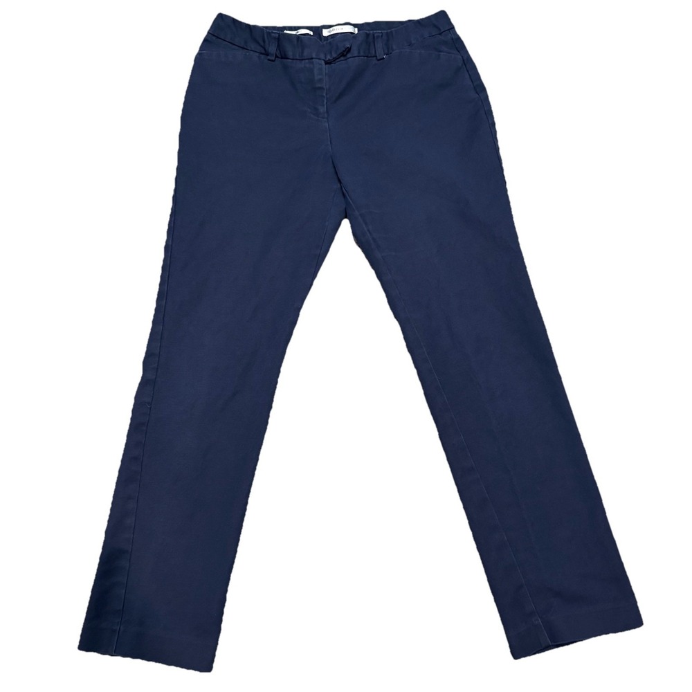 Van Heusen Stretch Modern Fit Dark Navy Blue Wide Leg Women's‎ Dress Pants Sz 4